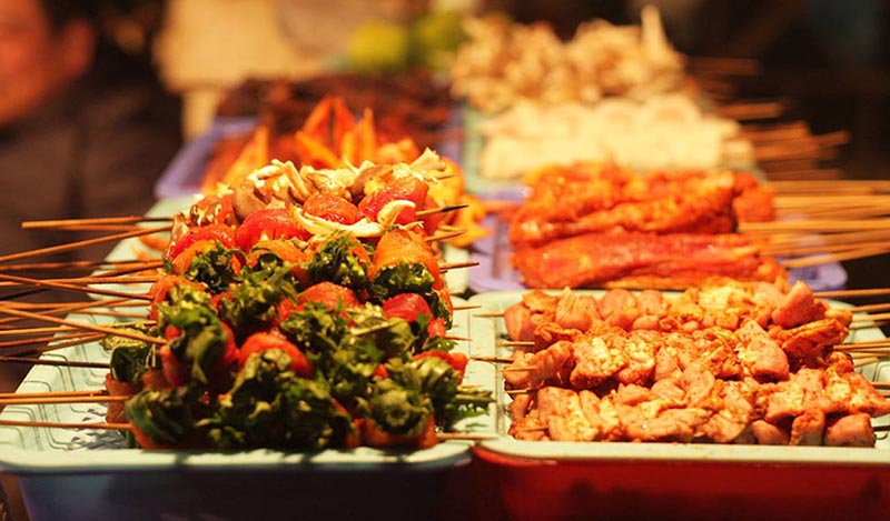 grilled food in sapa - local cuisine of Sapa